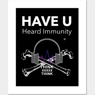 Herd Immunity Funny Side Posters and Art